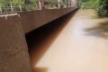 Augmentation du niveau d'eau, pont de Heredougou sur la RN1, 19 août