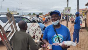 Noélie Ouédraogo, membre de AFOV, reportage 