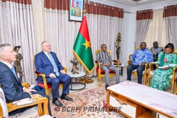 Rencontre du Premier ministre avec l'ambassadeur de la Fédération de Russie au Burkina sur les préparatifs des Journées économiques du Burkina Faso, 23 septembre 2024