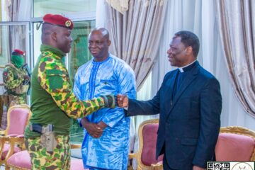 Audience du Nonce apostolique du Ghana, Monseigneur Julien KABORE chez le président, 26 septembre 2024