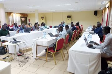 Les participants lors de la conférence consultative sur les pertes et préjudices des changements climatiques, 12 septembre 2024