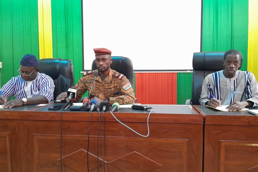 Conférence de presse sur le lancement lancement d’une opération spéciale de vaccination du cheptel burkinabè, 4 octobre 2024