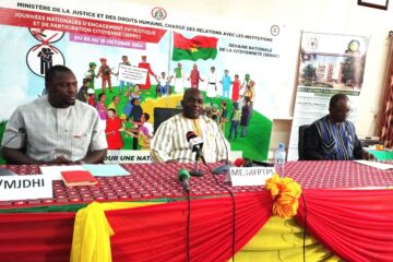 Lancement de l'organisation des conférences sur le civisme et la participation citoyenne en milieu scolaire au profit de 30 établissements du Burkina Faso, 4 octobre 2024