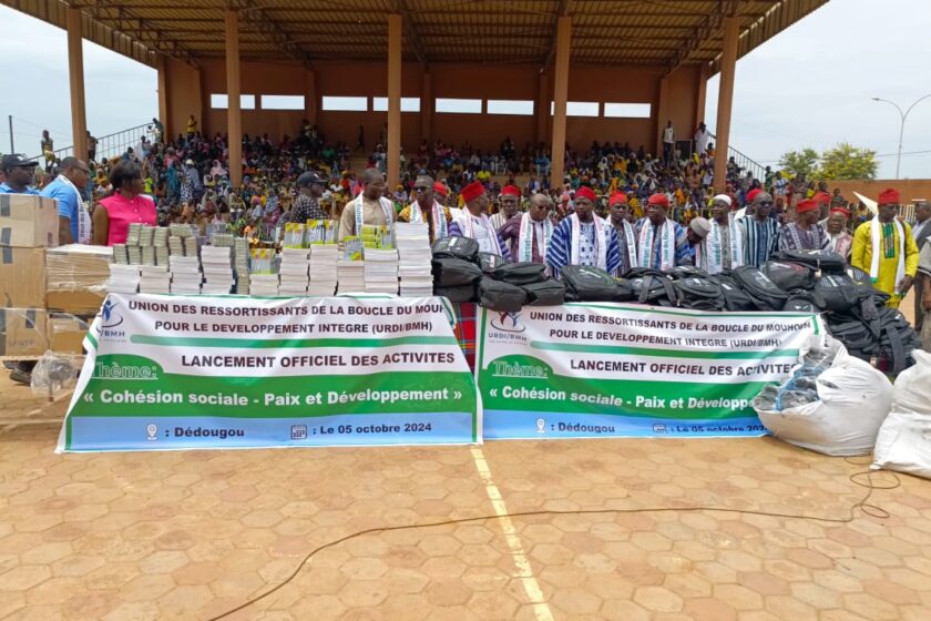 Lancement des activités de l'Union des ressortissants de la boucle du Mouhoun, 5 octobre 2024