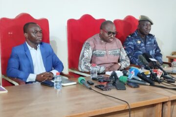 Conférence de presse du Procureur du Faso près le TGI Ouaga 1, Blaise Bazié sur le détournement de deniers publics au ministère en charge de l'Action humanitaire, 8 novembre 2024