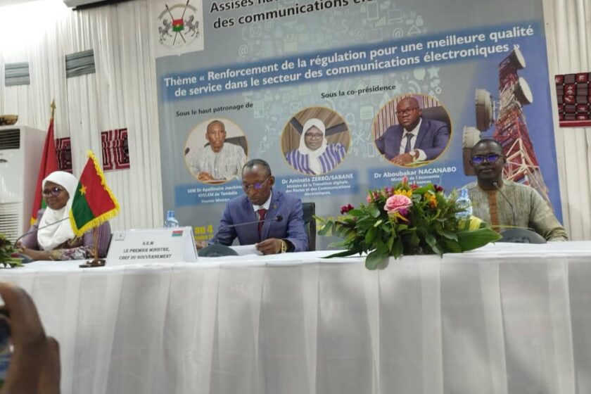 Cérémonie d'ouverture des assises nationales sur la régulation des communications électroniques, 02 décembre 2024 à Ouagadougou